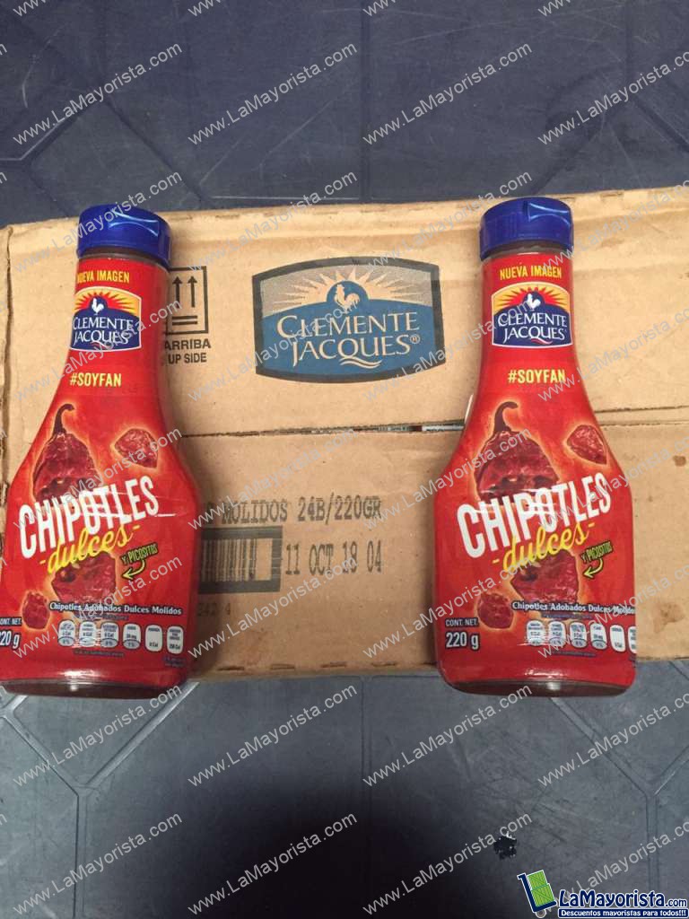Salsa Chipotles molidos dulces Clemente Jacques 220 gr
