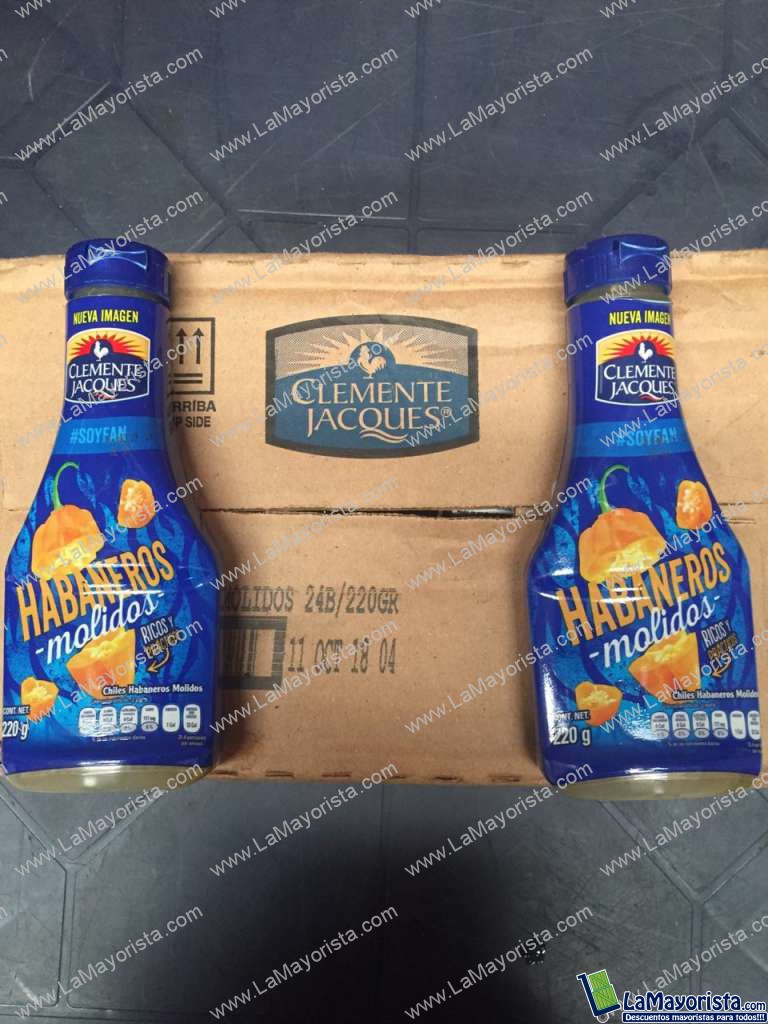 Salsa habaneros molidos Clemente Jacques 220 gr