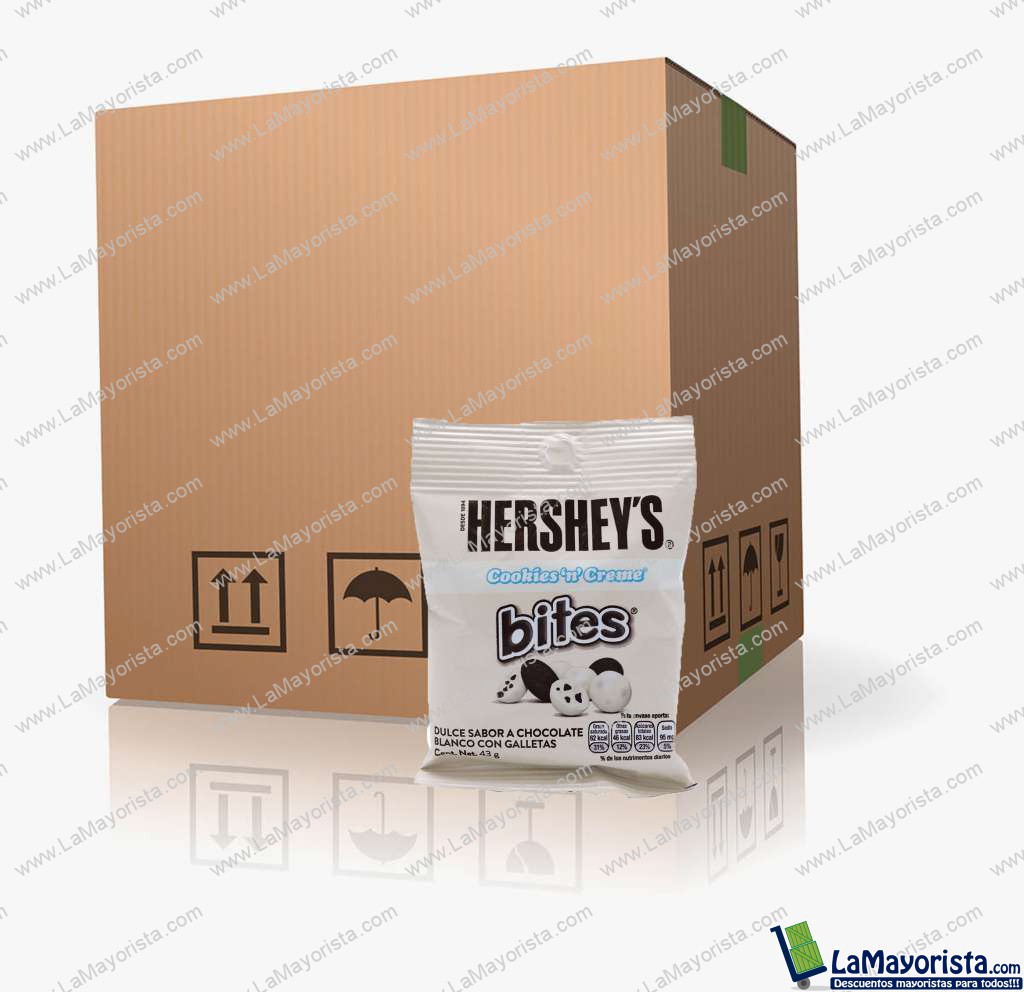 Hershey's bites cookies and creme 43gr