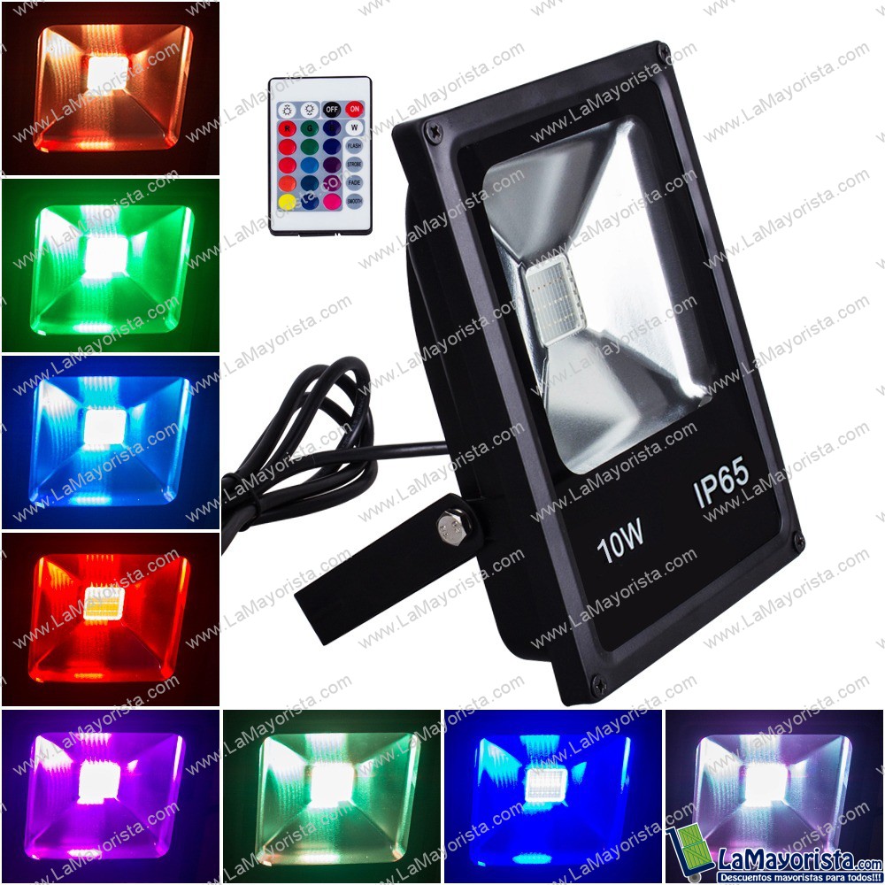 Reflector LED en Colores 10W RGB