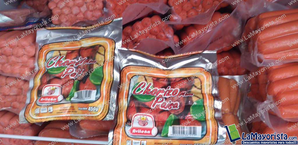 Chorizo paisa tipo coctel x 36 unid