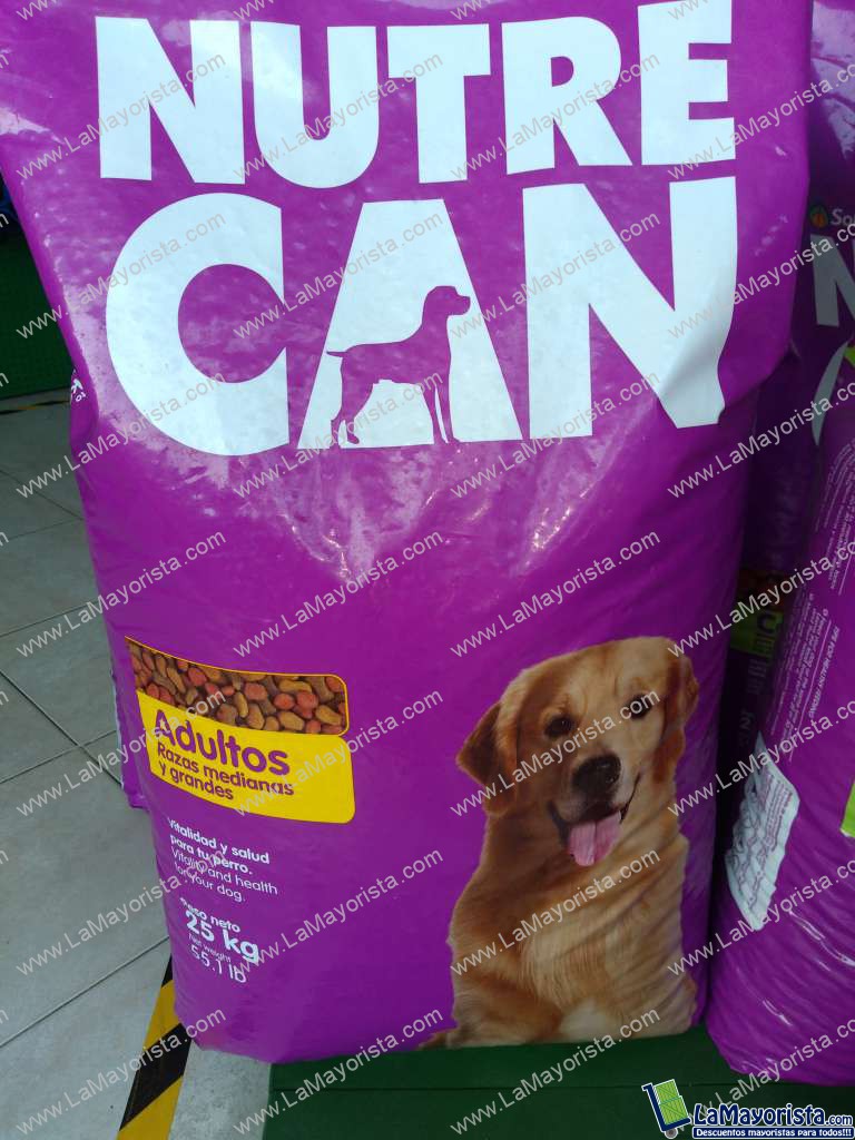 Nutrecan adultos razas medianas grandes x 25 kg