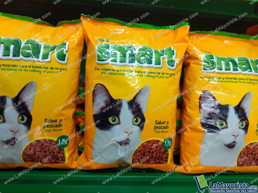 Smart alimentos para gatos sabor a pescado x 1kg