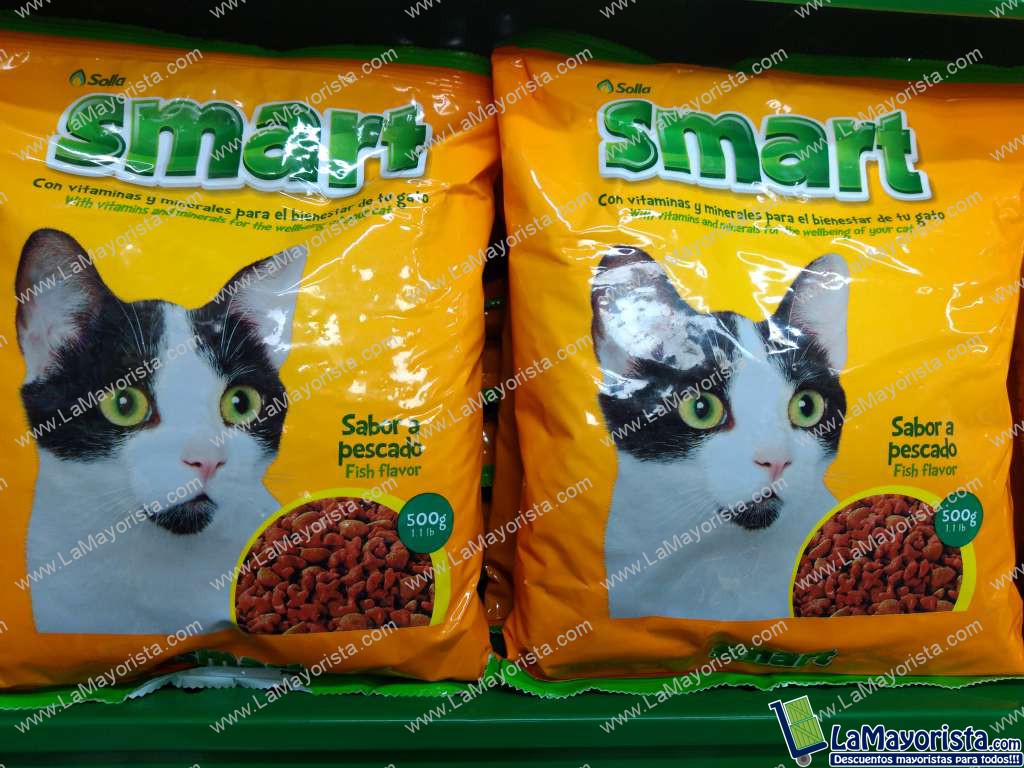Smart alimentos para gatos sabor a pescado x 500g