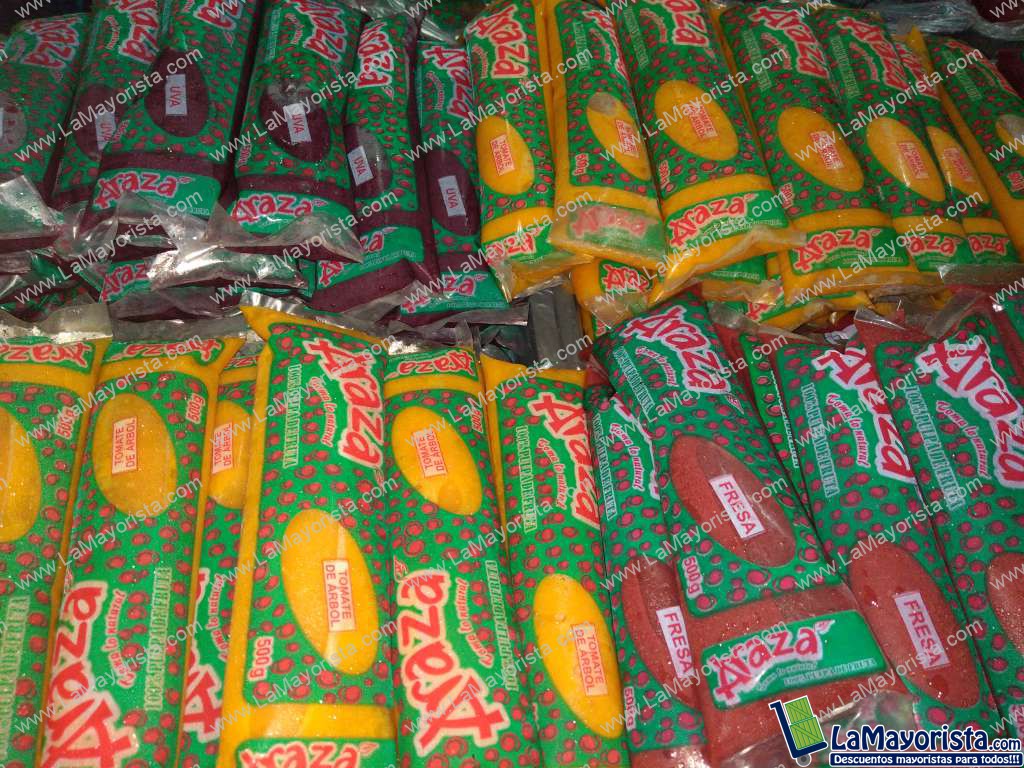 Pulpas araza surtidas x 500gr