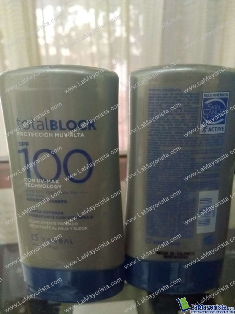 Bloqueador total block 100