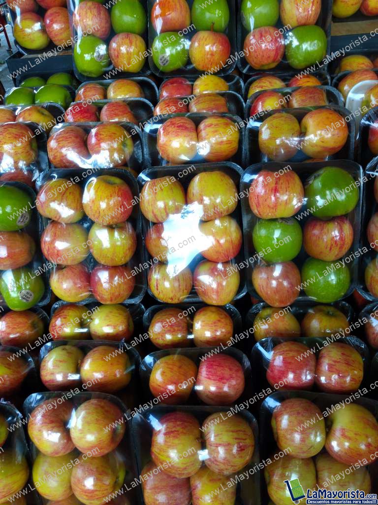 Bandejas manzana gala y verde