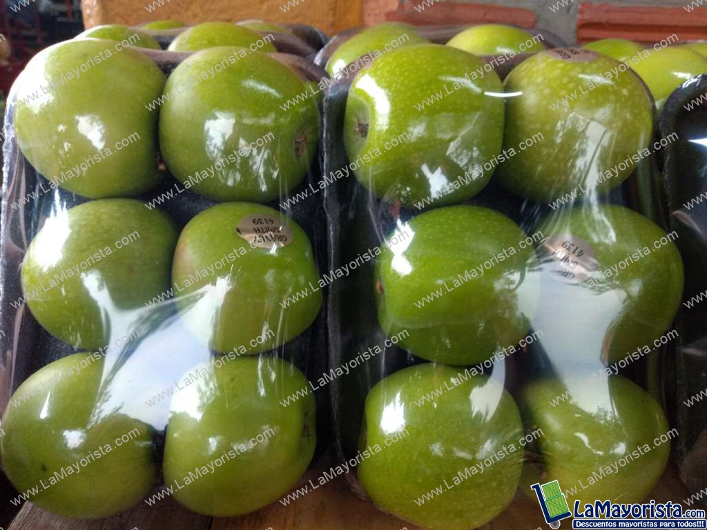 Manzana verde bandeja