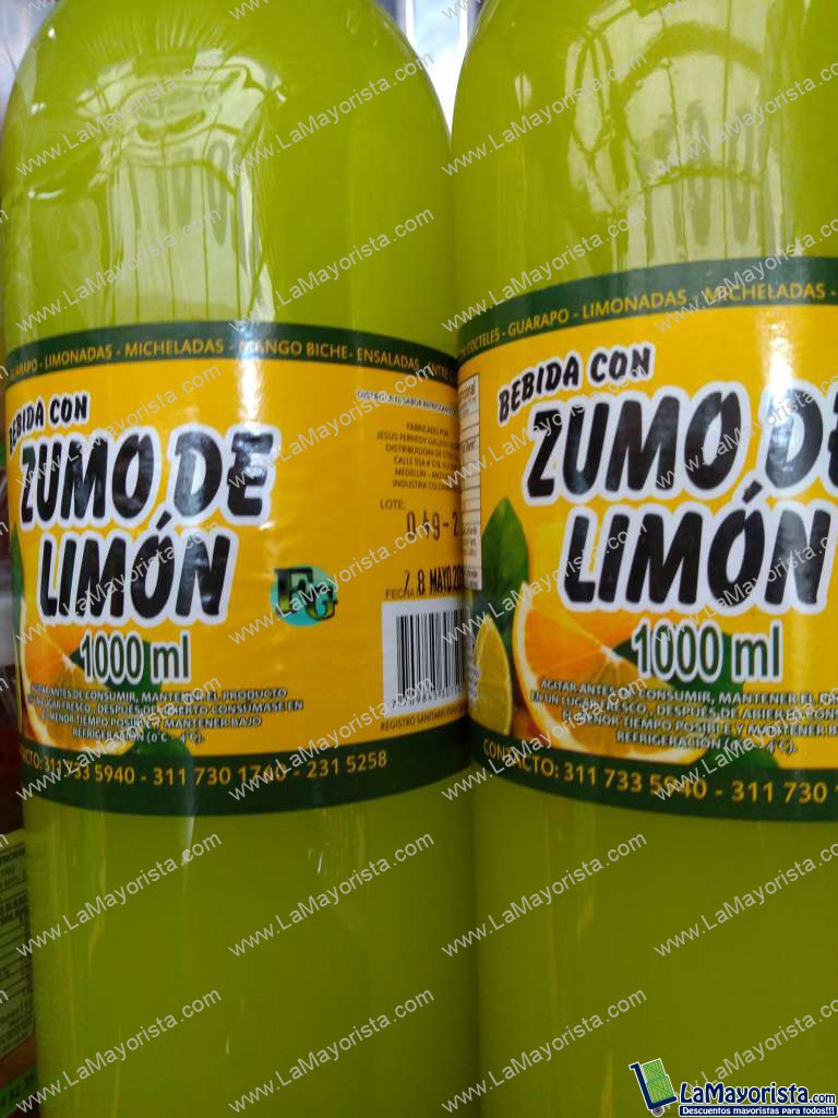Zumo de limón x 1000 ml