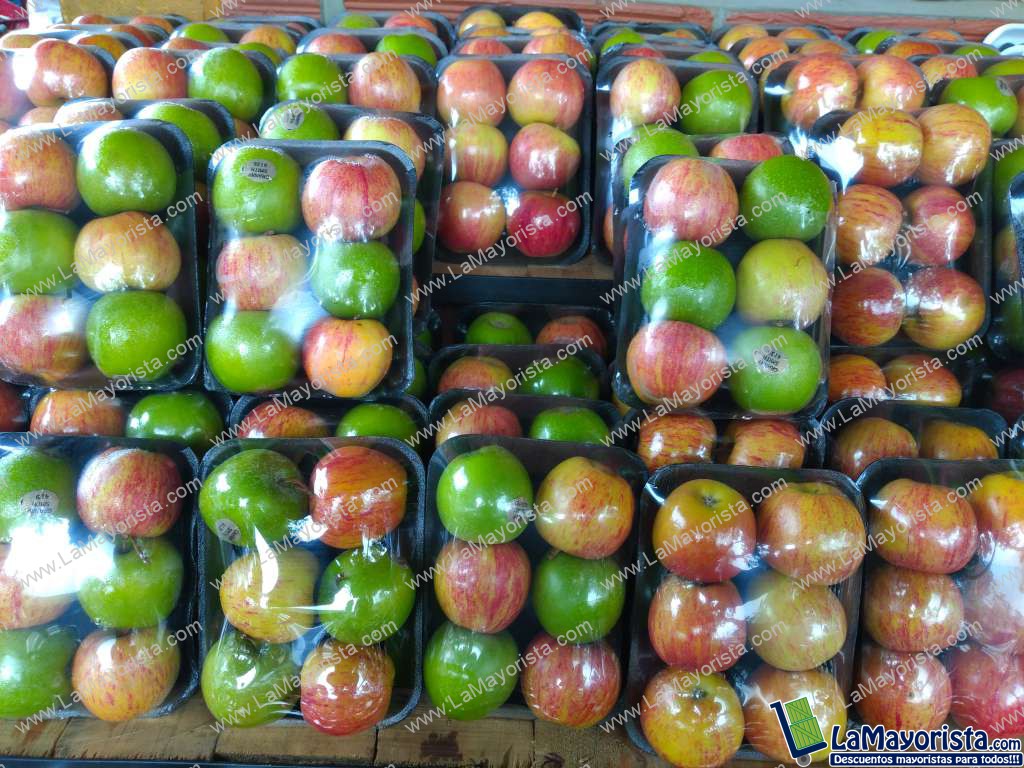 Manzana gala y verde ñ bandeja
