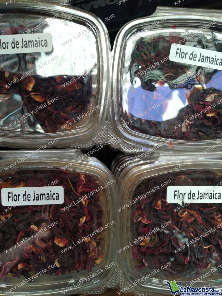 Flor Jamaica en bandeja