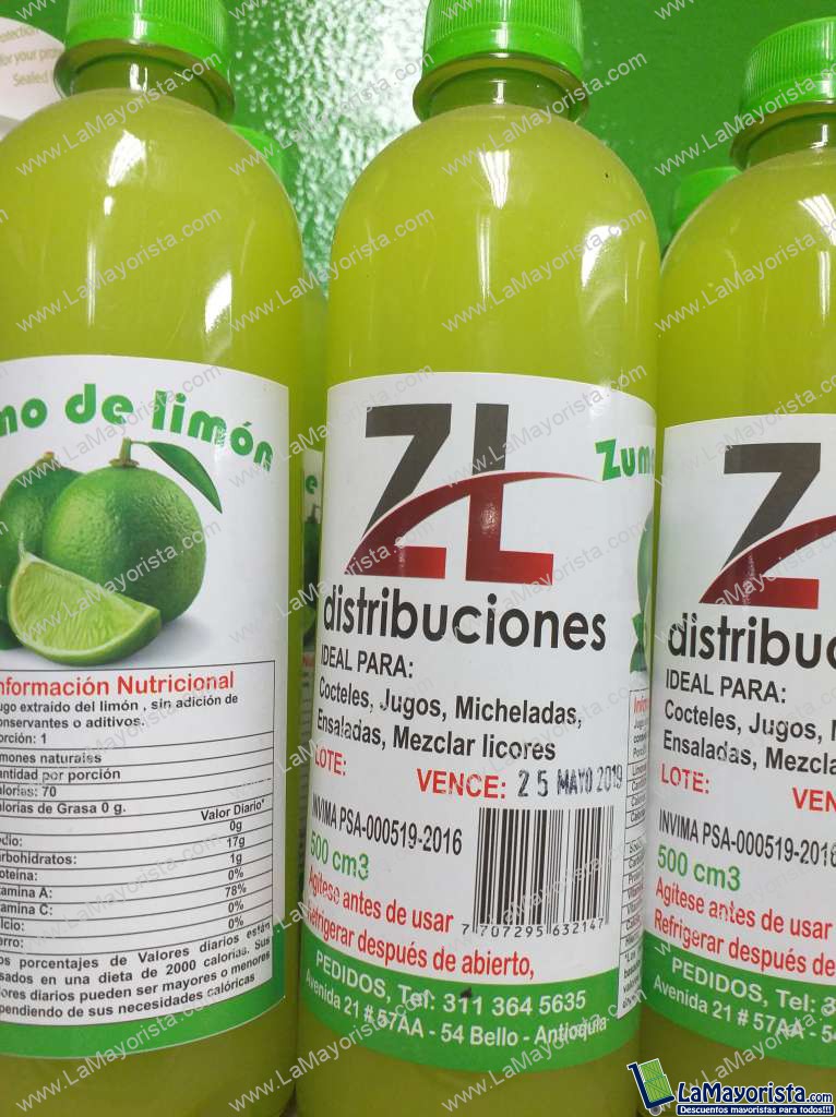 Zumo de limon * litro