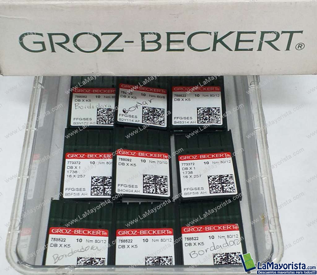 Agujas para maquina de confeccion x 10unid