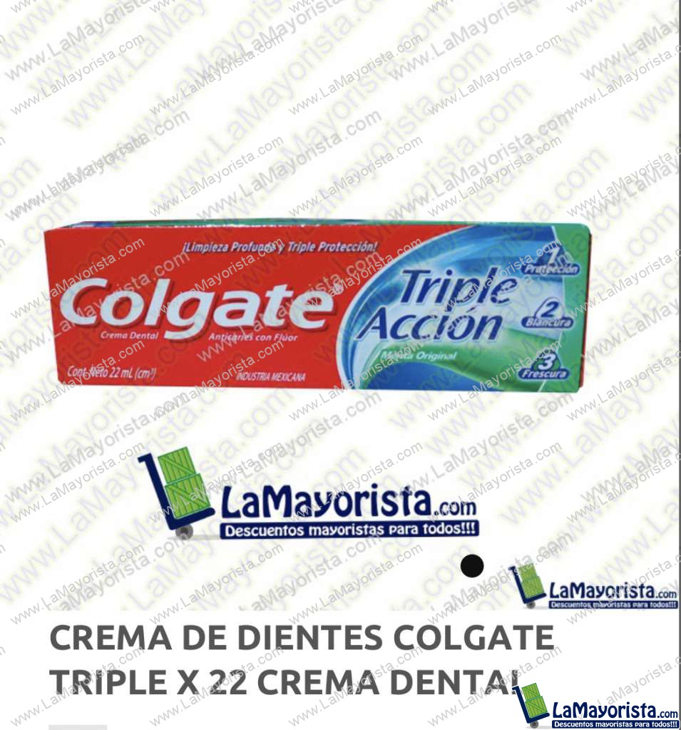 Crema dental triple acción