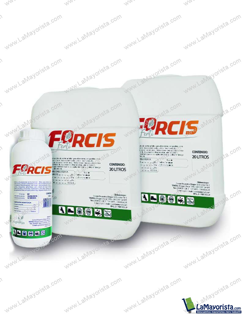 Fertilizante con algas marinas FERTI FORCIS x 20 Lts + 1Lt de obsequio
