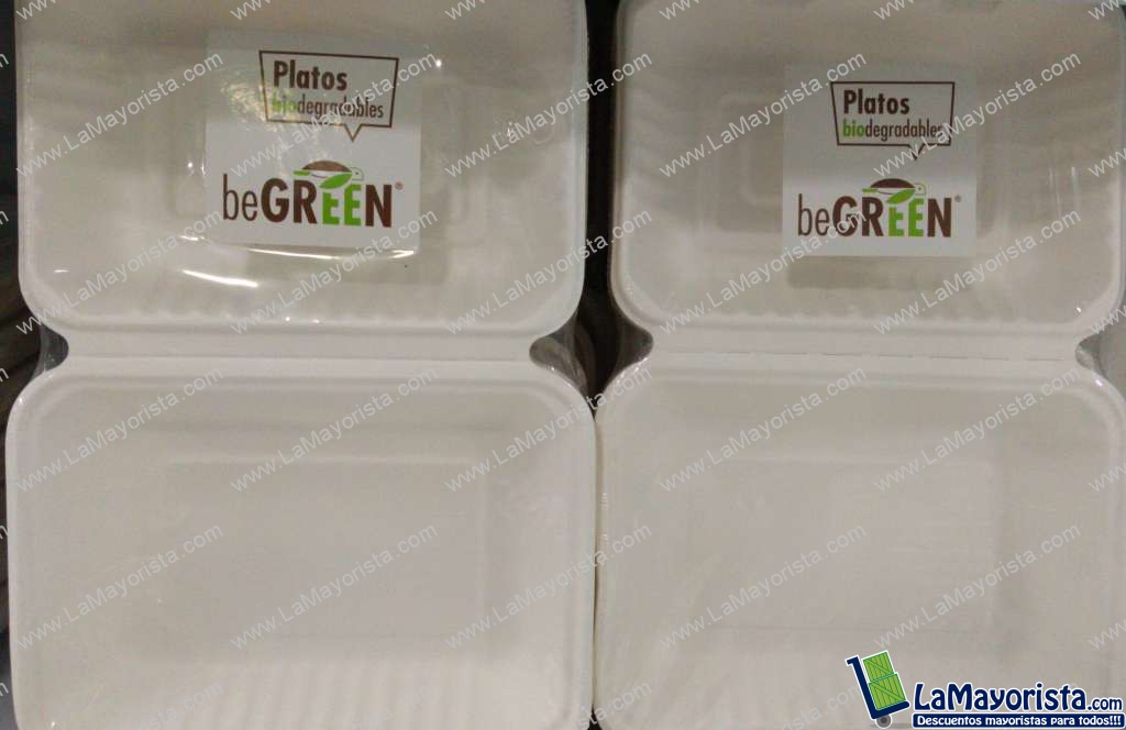Porta comida sin división x 20 unidades