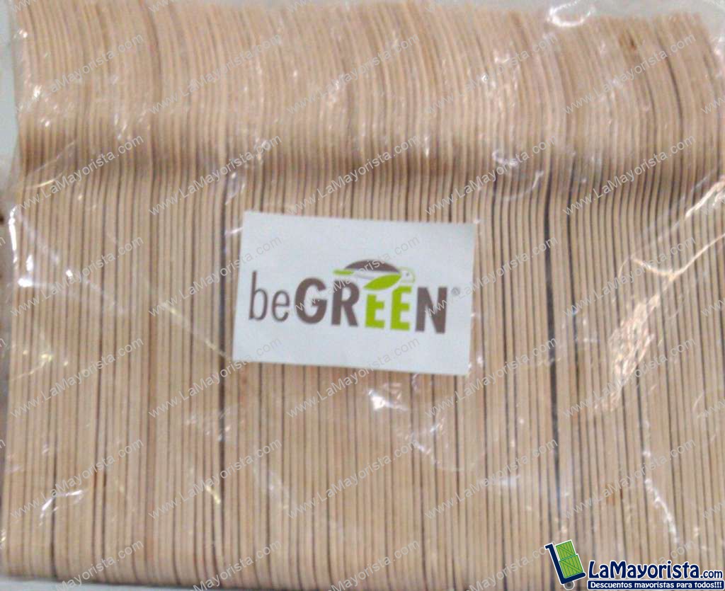 Eco - tenedor 16 cm x 100 unidades