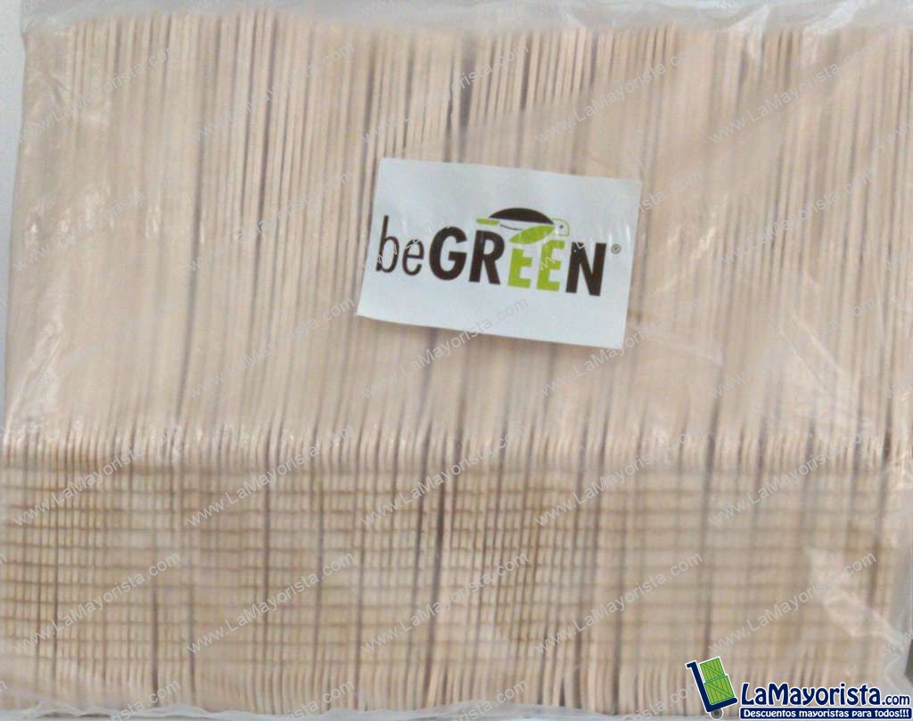 Eco - cuchillo Biodegradable 16 cm x 100 unidades
