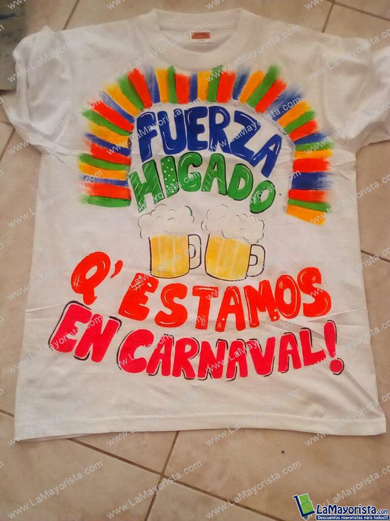 Camisetas carnavalera