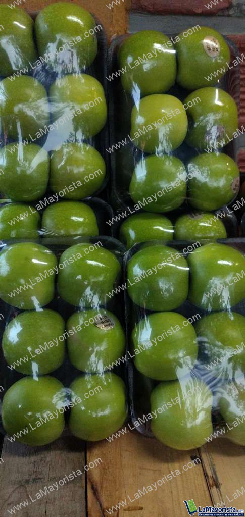 Manzana verde bandeja