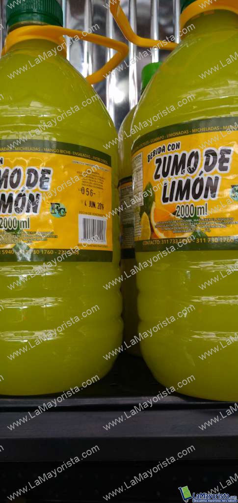 Zumo de limón x 2000 ml