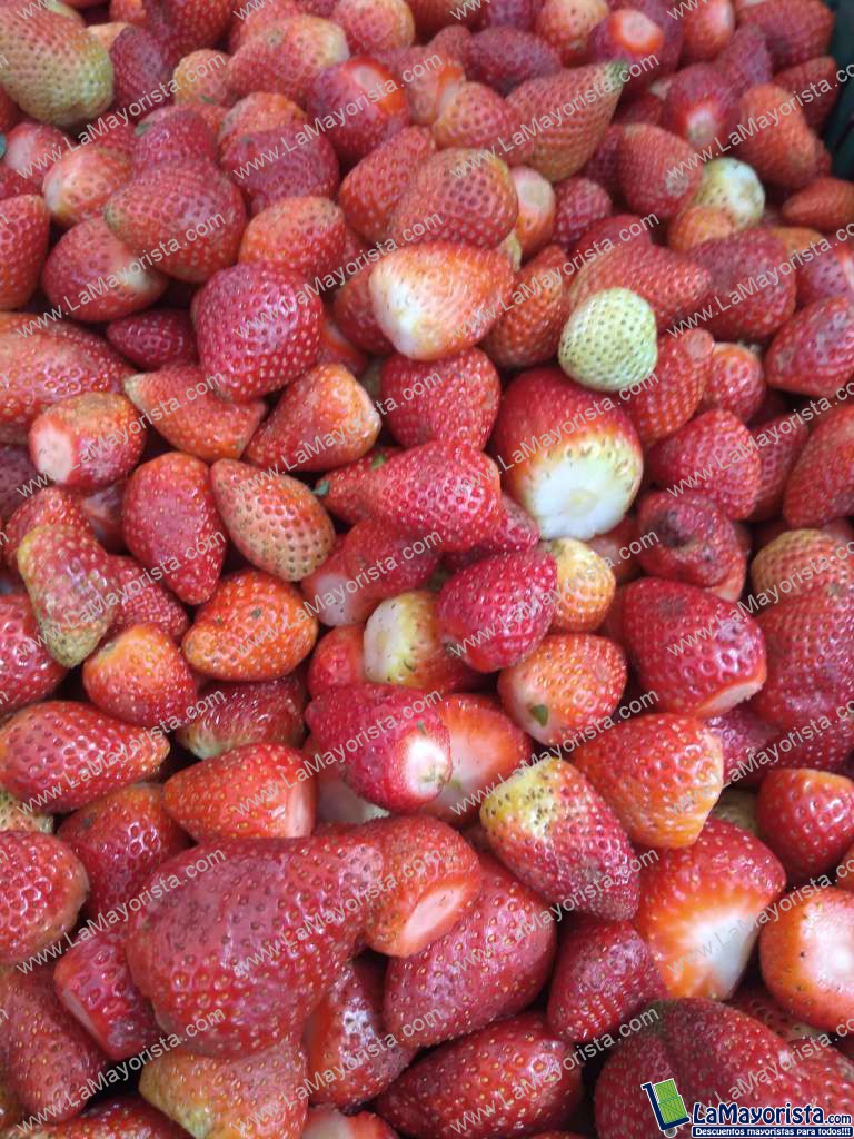 Fresas despintonadas