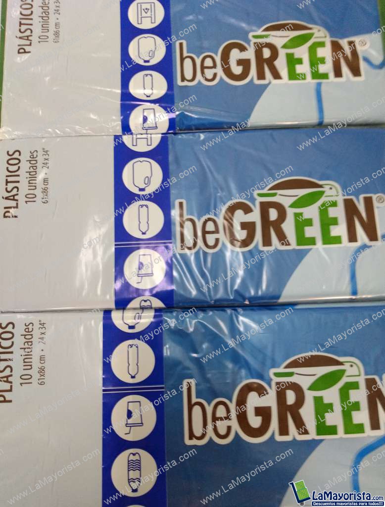 Bolsa de basura azul para plásticos x 10 unidades