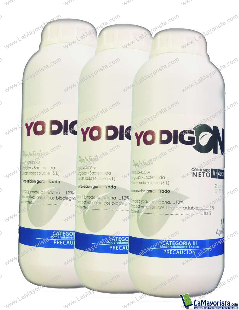 YODIGON-Yodo agricola – Desinfectante x Lt