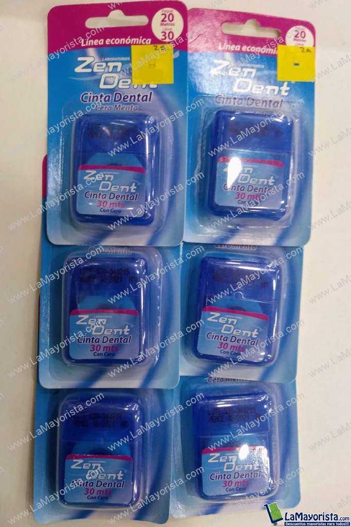 cinta dental 30 mts Zendent
