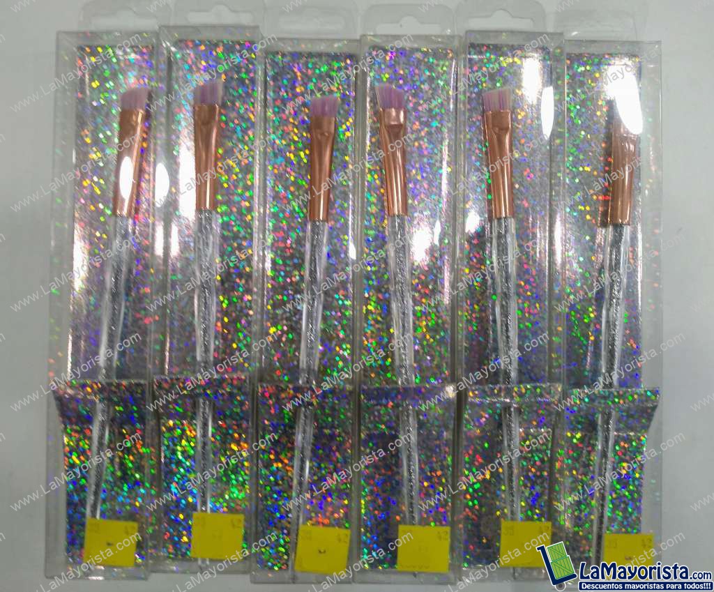pincel para cejas mango escarchado FakeFace
