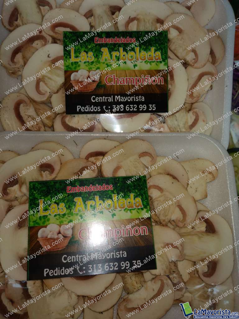 Champiñón en bandeja x 100 gr