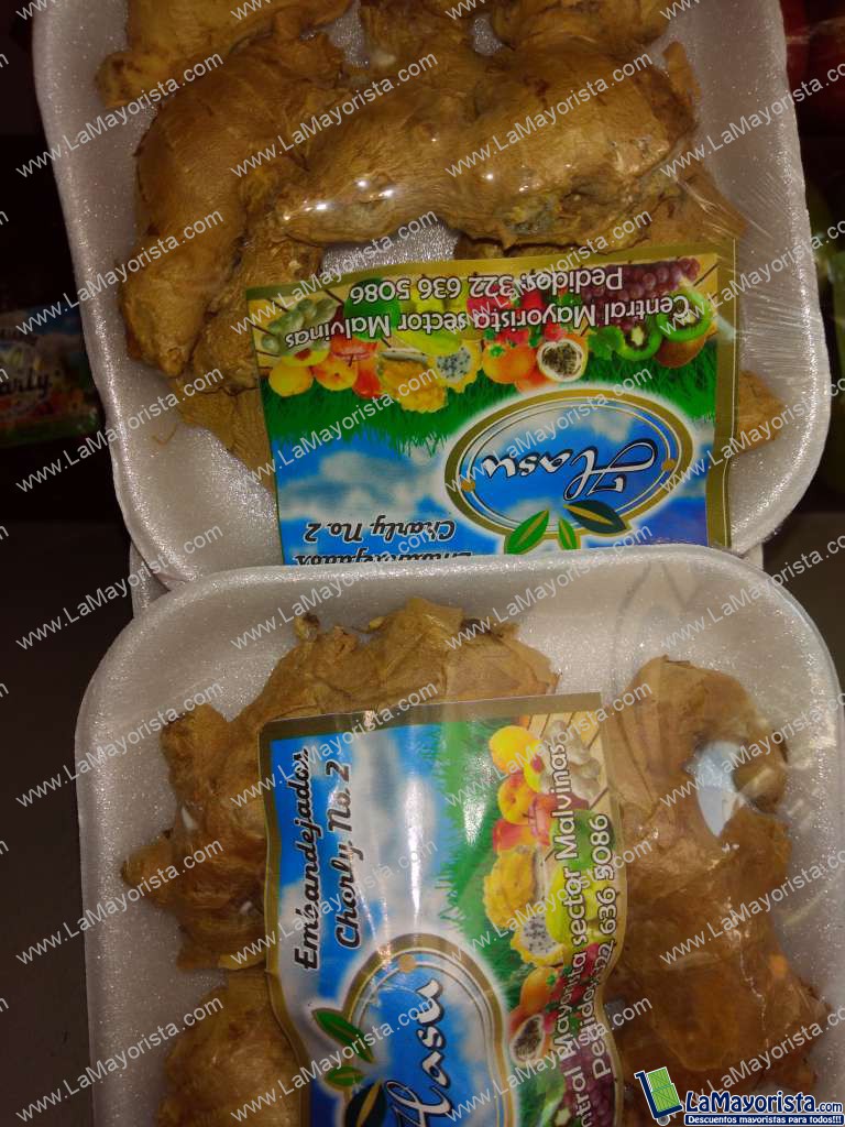 Jengibre en bandeja