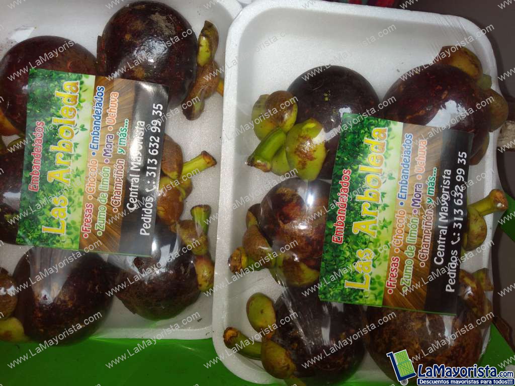 Mangostino en bandeja