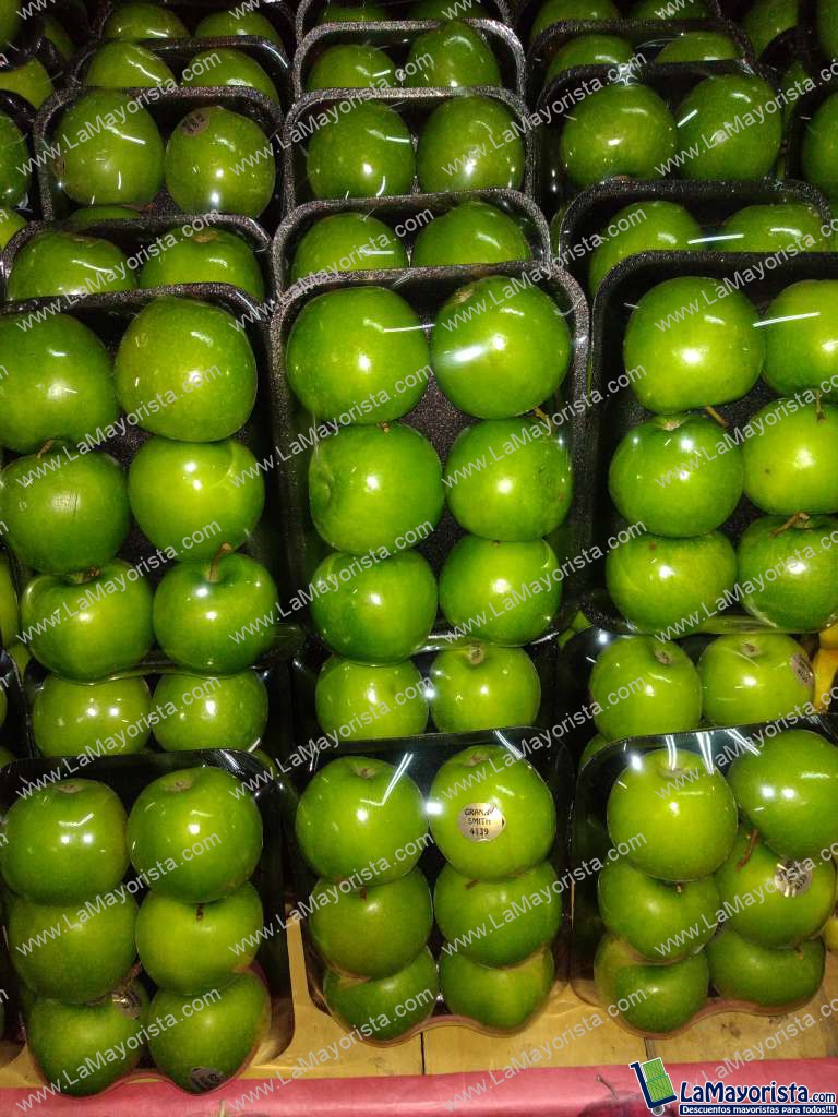 Manzana verde bandeja