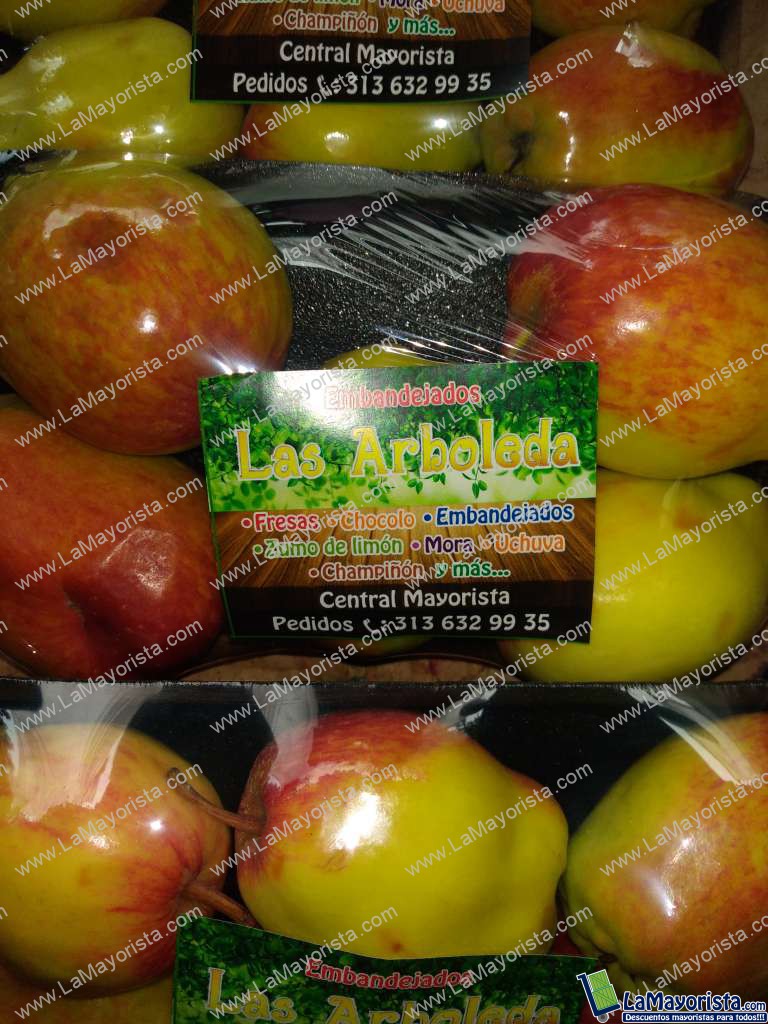 Manzana criolla en bandeja