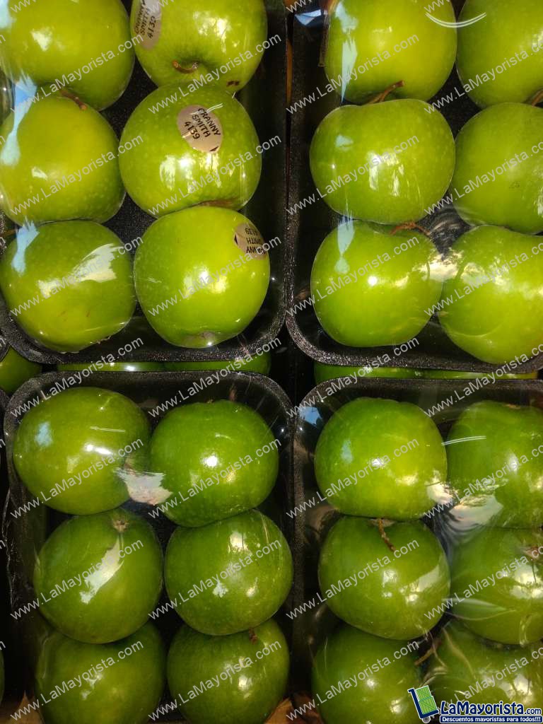 Manzana verde bandeja
