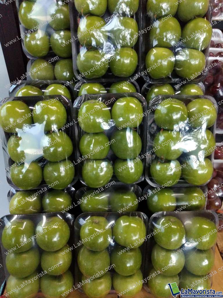 Manzana verde bandeja