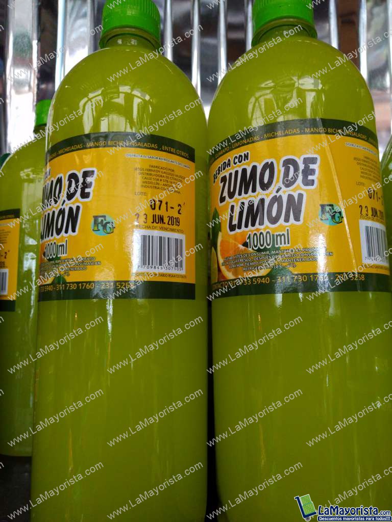 Zumo de limón x 1000 ml