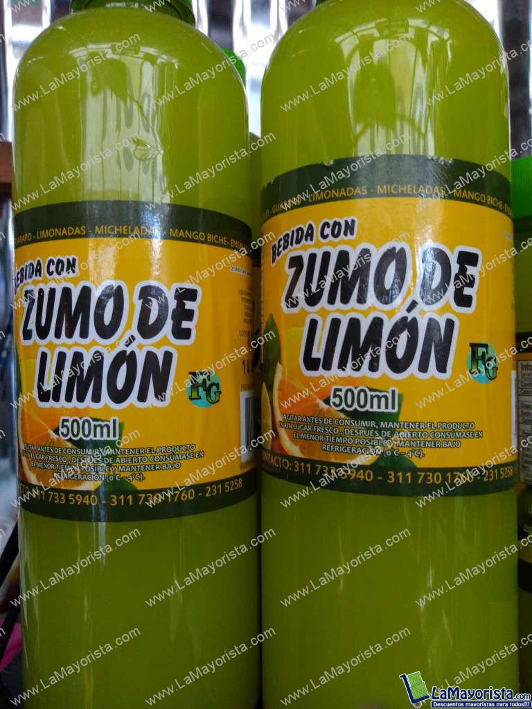 Zumo de limón x 500 ml
