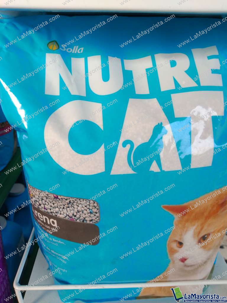 Nutrecat arena x 5kg con olor a limón