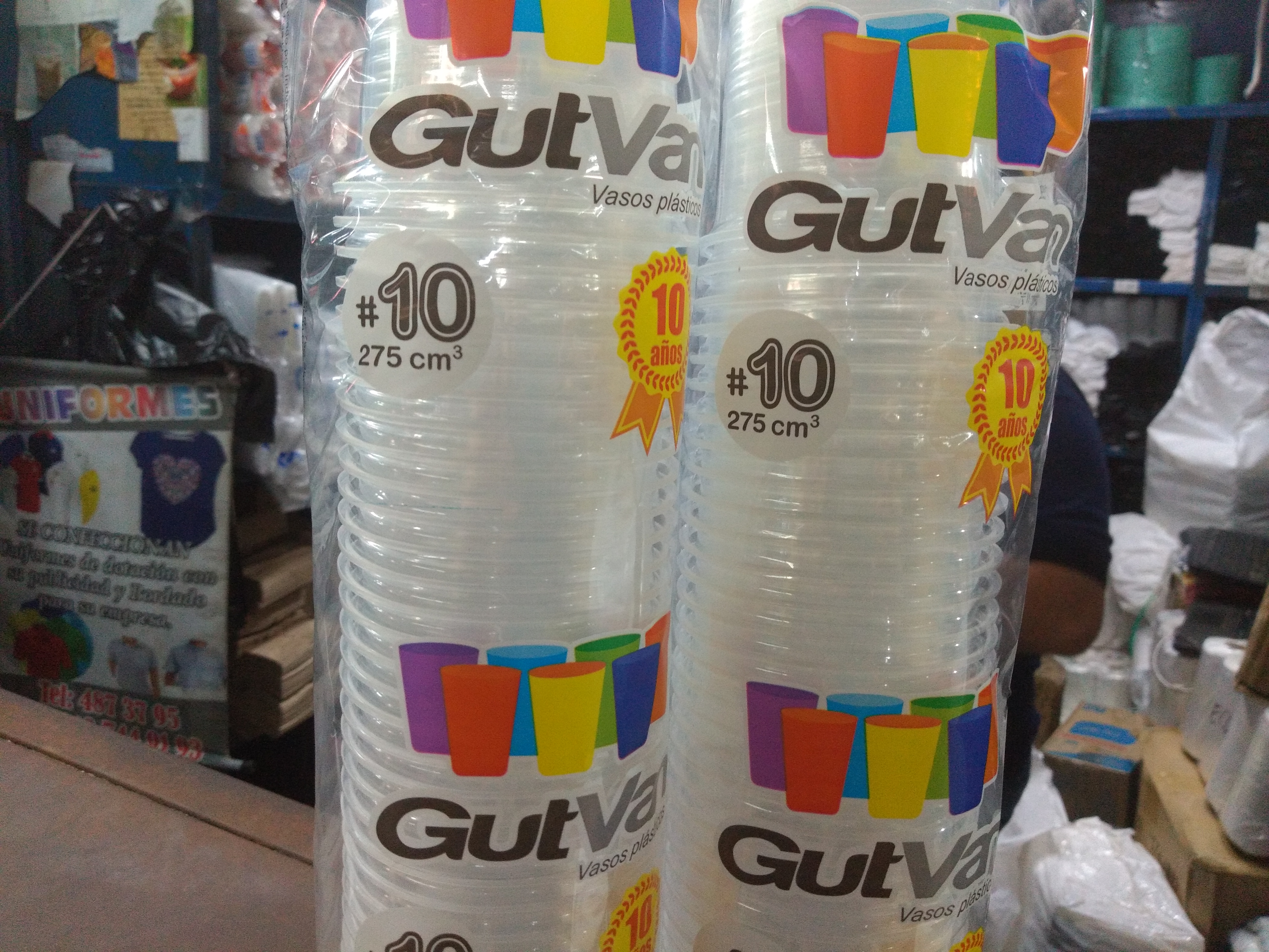 Vasos desechables 10 oz