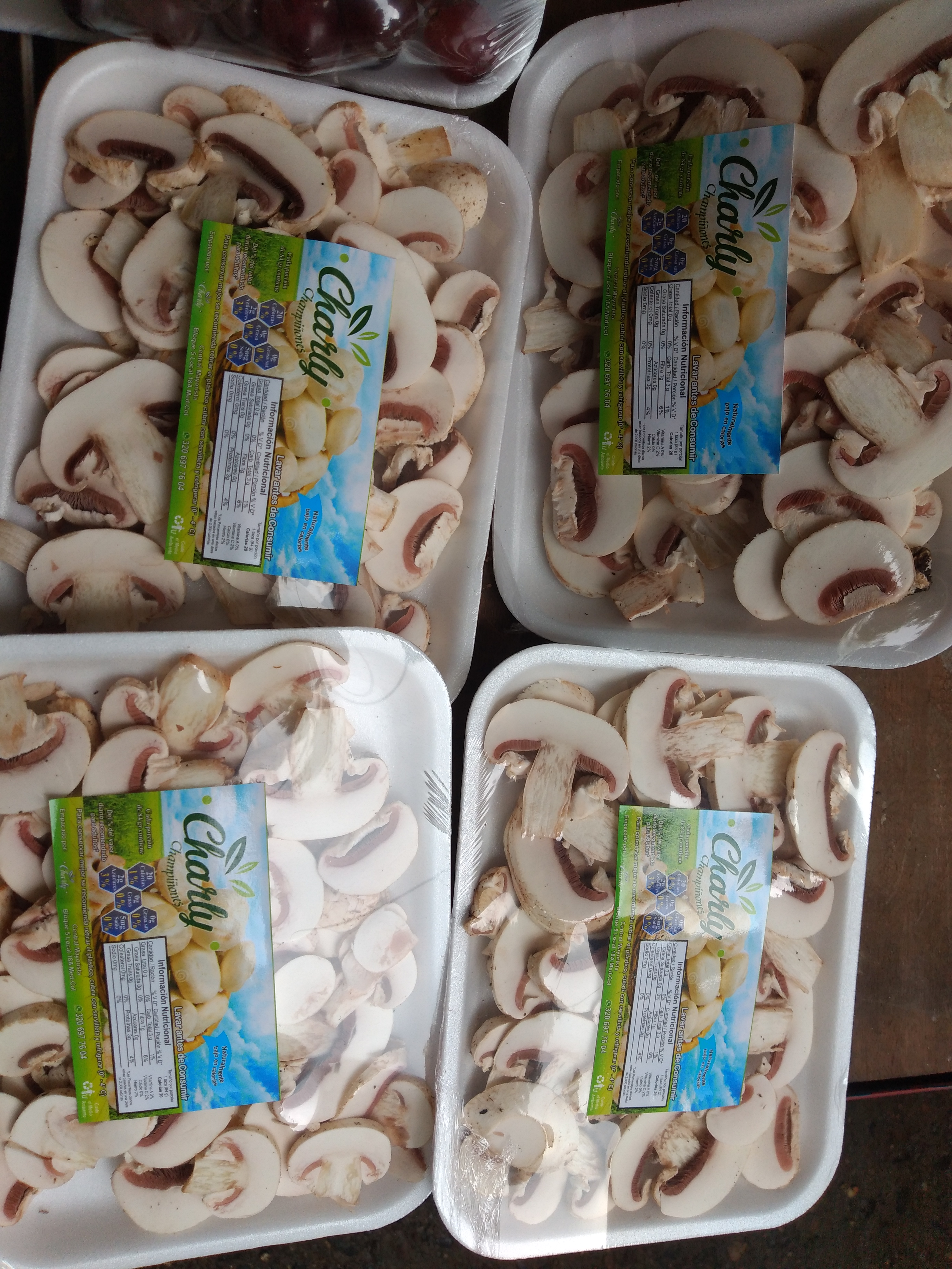 Champiñones x 100gm