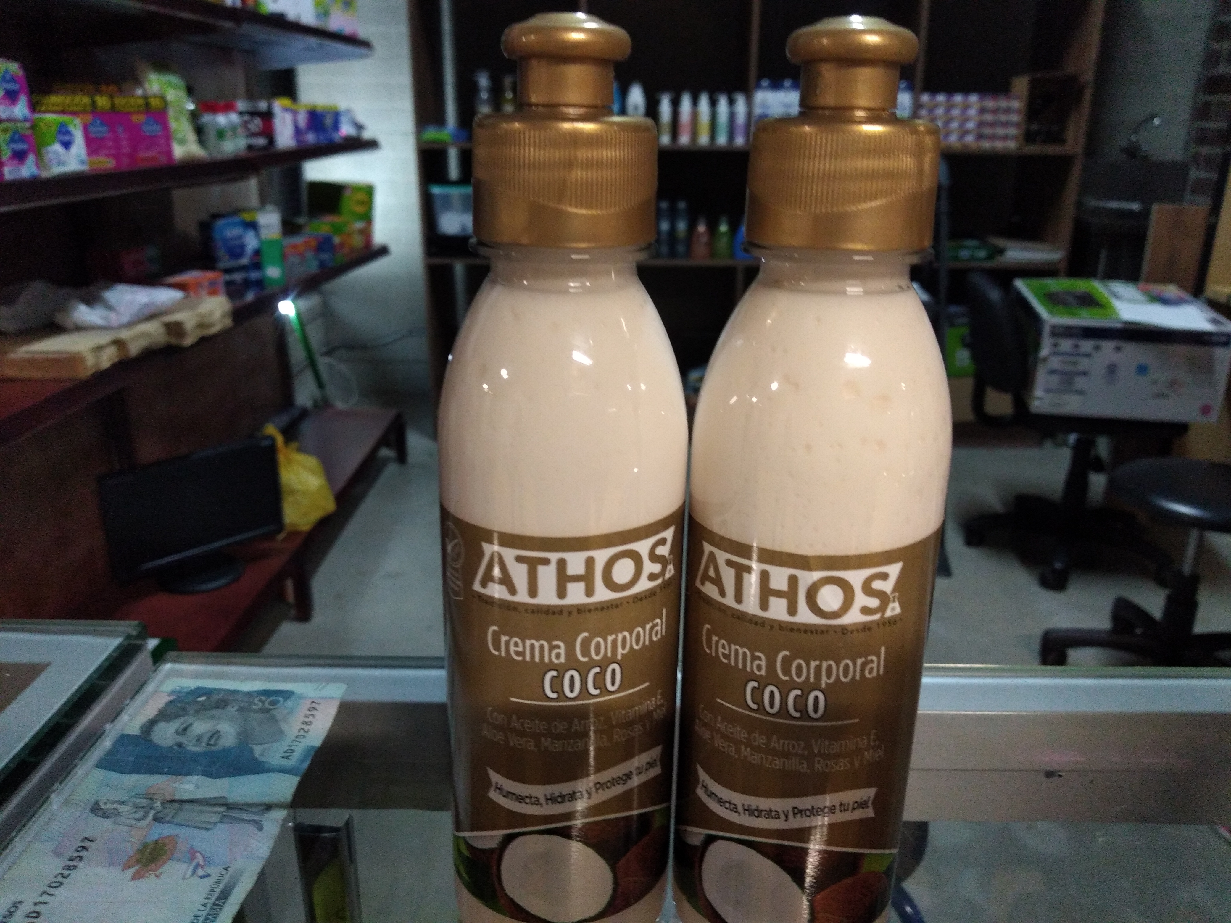 Crema corporal coco Athos x 250 ml