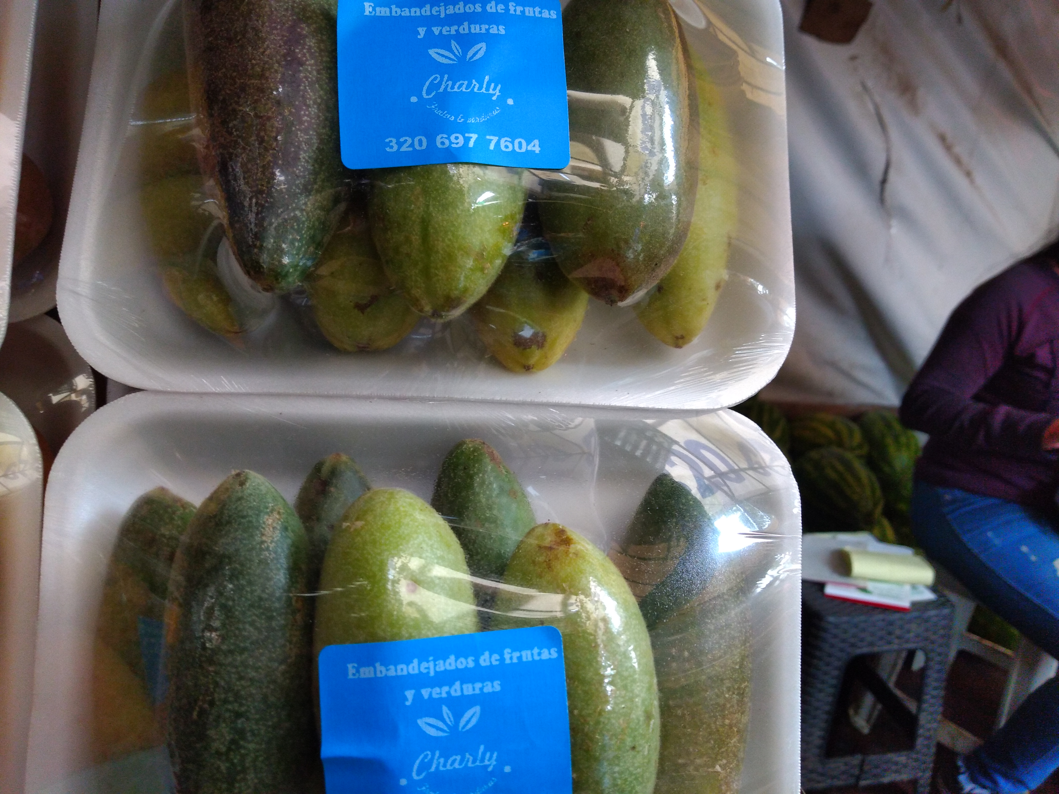 Curuba en bandeja