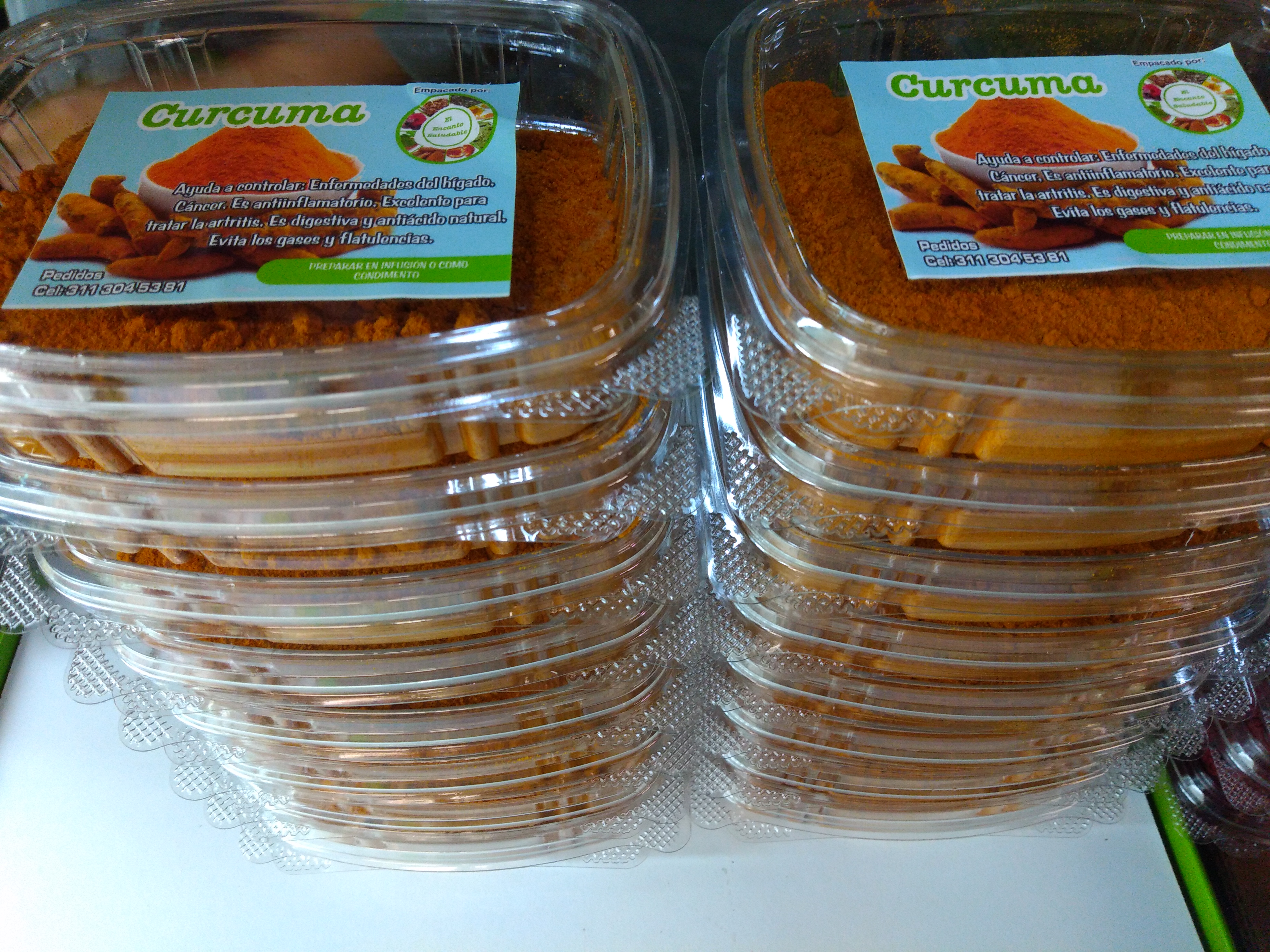Cúrcuma x 100 gm bandeja