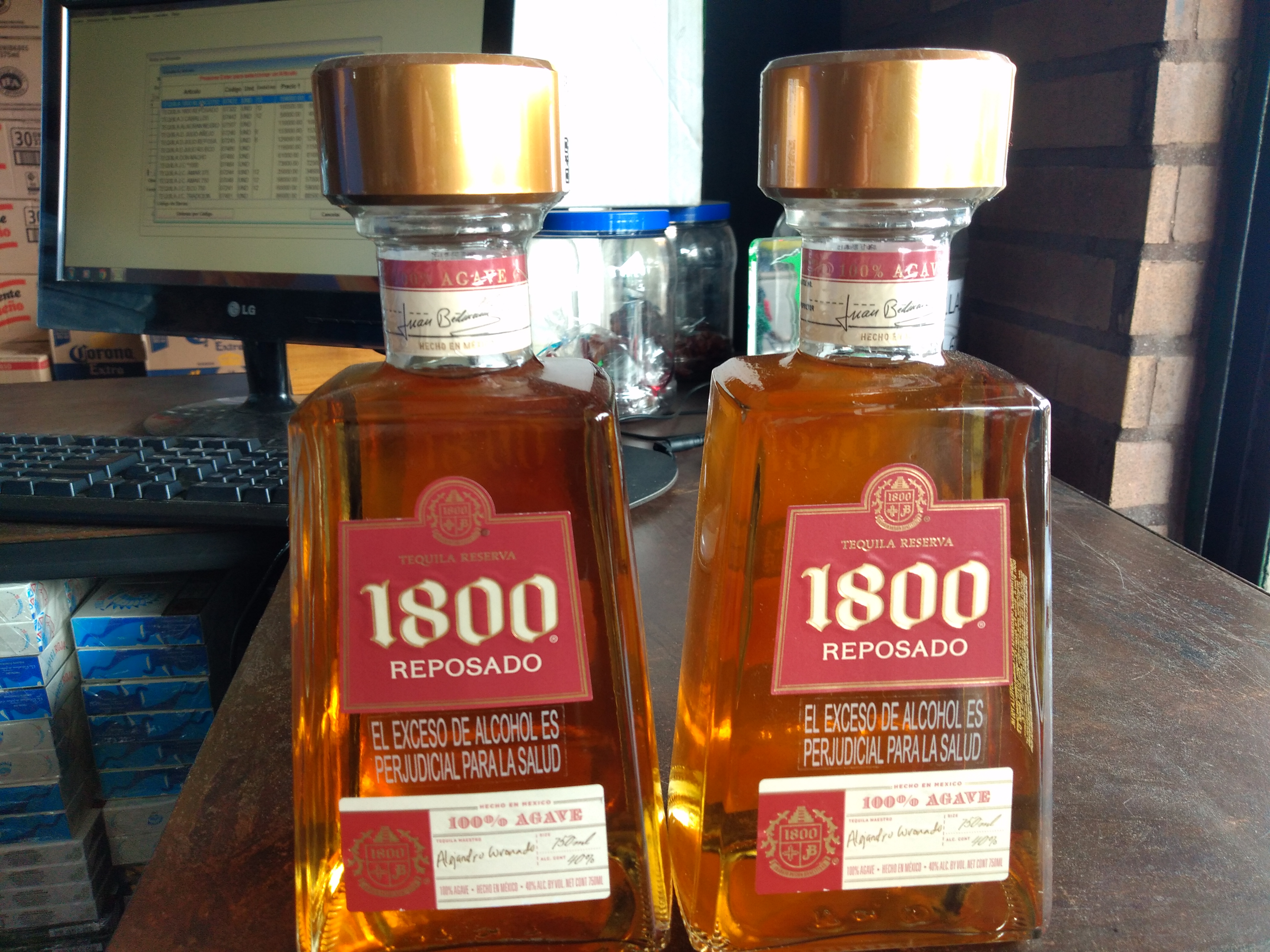 Tequila 1800 reposado x 750 ml
