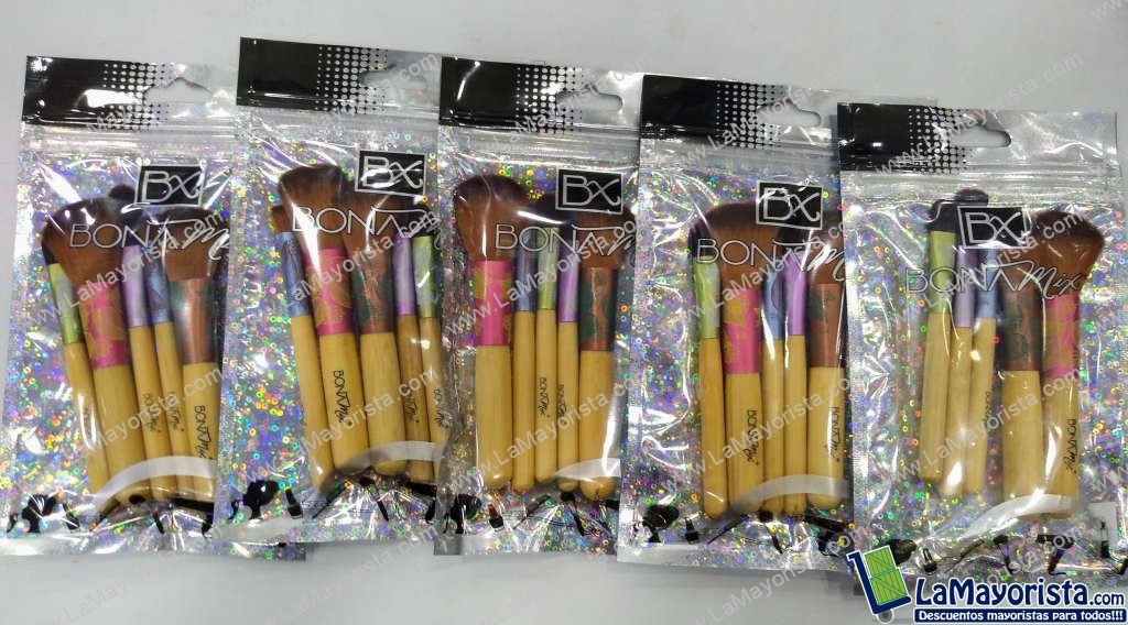 kit de brochas bambú Bonamix
