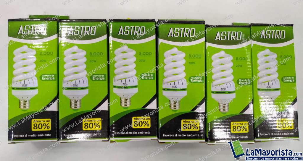 bombillo ahorrador 8000 horas 20 w Astro