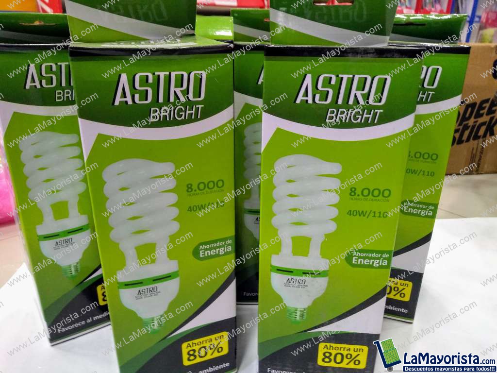 bombillo ahorrador 8000 horas 40w Astro