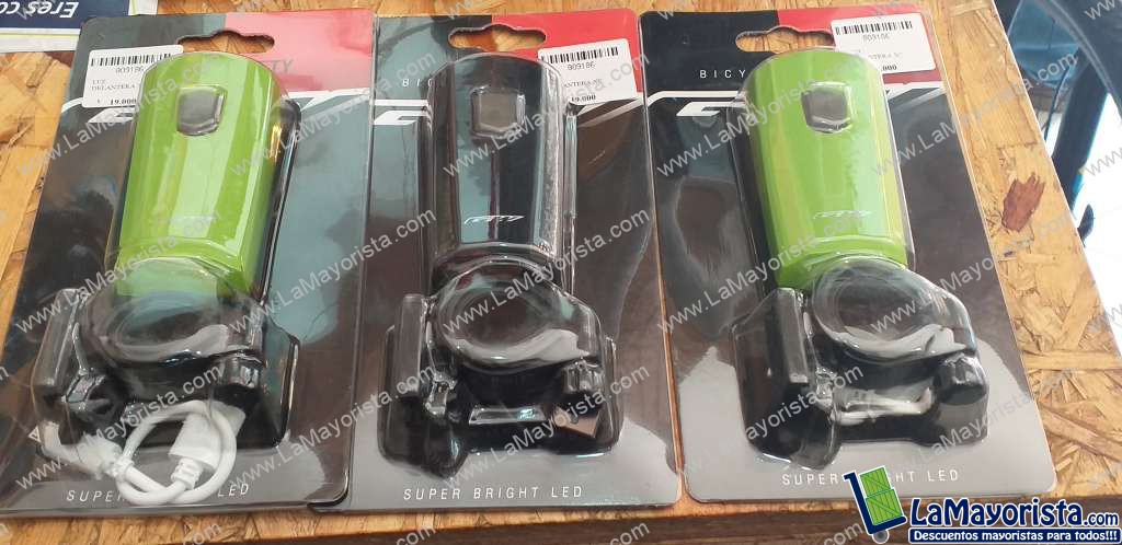 Luz delantera para bicicleta recargable